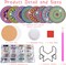 Diamond Art Painting Coasters Kit, 8 Pieces Mandala Diamond Art Coasters with Holder, DIY Diamond Mandala Coasters for Beginners, Kids